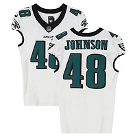 Maillot blanc n° 48 porté par Patrick Johnson (Philadelphia Eagles) lors du match contre les Green Bay Packers le 10 novembre 2025