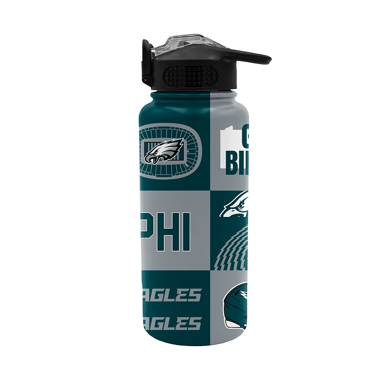 Pegasus Philadelphia Eagles 32oz. Local Slogan Press Top Water Bottle