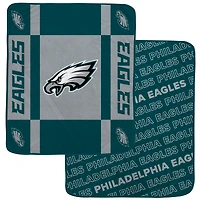 Couverture ultra confortable double face Pegasus Philadelphia Eagles 60" x 70" Reverse Block