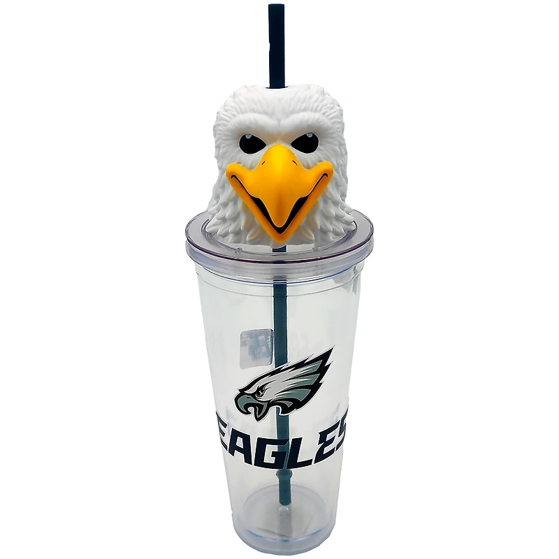 Gobelet à bec Pegasus Philadelphia Eagles Mascot de 710 ml (24 oz).