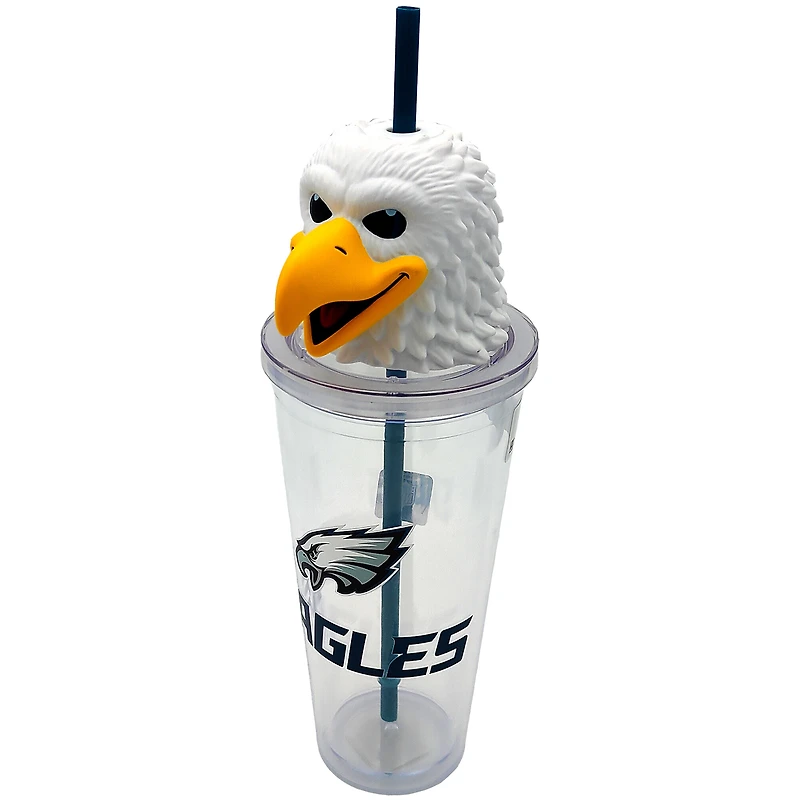 Gobelet à bec Pegasus Philadelphia Eagles Mascot de 710 ml (24 oz).