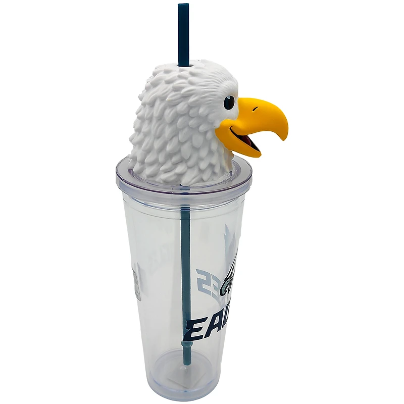 Gobelet à bec Pegasus Philadelphia Eagles Mascot de 710 ml (24 oz).