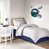 Philadelphia Eagles - Autocollant mural repositionnable pour casque d'équipe 36''