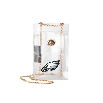 Sac à main à bandoulière transparent essentiel des Philadelphia Eagles