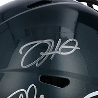 Philadelphia Eagles Quarterbacks Autographed Riddell Speed Replica Helmet with 5 Signatures