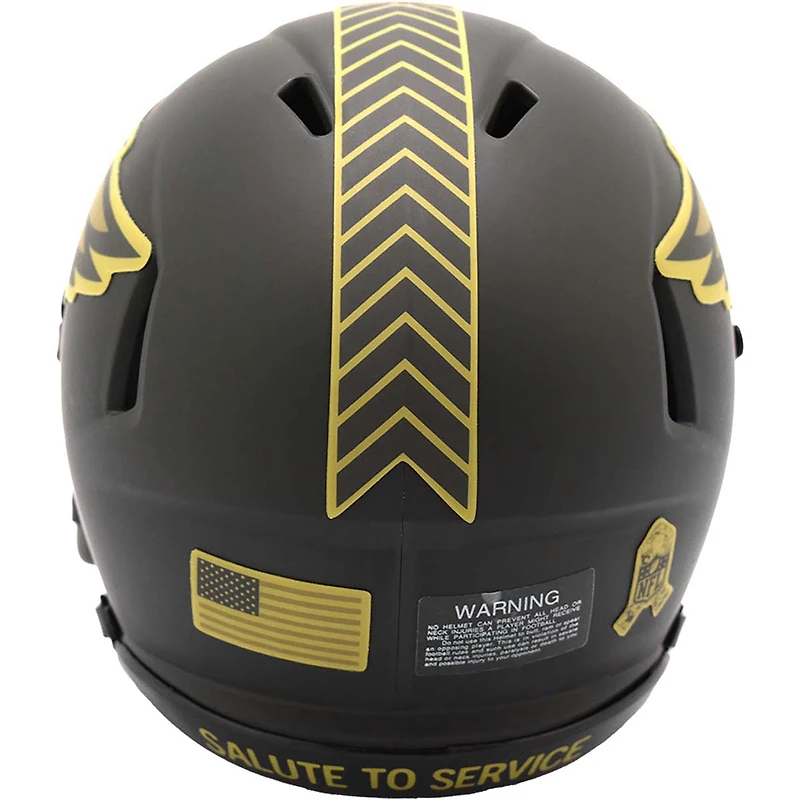 Philadelphia Eagles Riddell 2025 Salute to Service Speed Mini Helmet