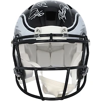 Philadelphia Eagles Super Bowl LIX Champions Autographed Riddell Black Alternate Speed Authentic Helmet with 15 Signatures