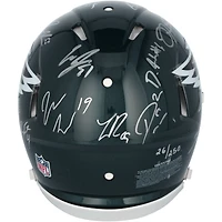 Philadelphia Eagles Super Bowl LIX Champions Autographed Riddell Speed Authentic Helmet with 15 Signatures - Limited Edition #26/250