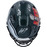 Philadelphia Eagles Super Bowl LIX Champions Autographed Riddell Speed Flex Authentic Helmet with 15 Signatures - Limited Edition of 50