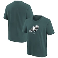 T-shirt Nike vert pour enfants d'âge préscolaire avec le mot-symbole de l'équipe des Eagles Philadelphie