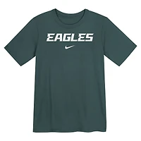 T-shirt Nike vert nuit pour enfant avec inscription « Philadelphia Eagles »