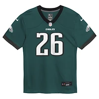 Preschool Nike Saquon Barkley Midnight Green Philadelphia Eagles Player Game Jersey