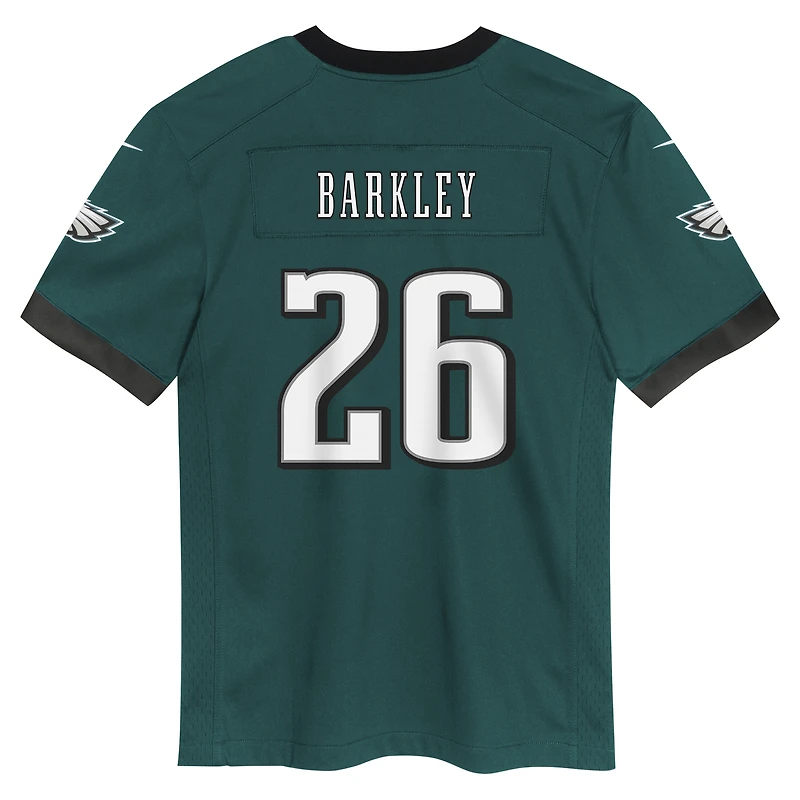 Preschool Nike Saquon Barkley Midnight Green Philadelphia Eagles Player Game Jersey