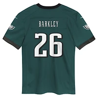 Preschool Nike Saquon Barkley Midnight Green Philadelphia Eagles Player Game Jersey