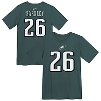 Preschool Nike Saquon Barkley Kelly Green Philadelphia Eagles Player Name & Number T-Shirt