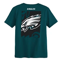 T-shirt vert nuit des Eagles de Philadelphie pour enfants d'âge préscolaire