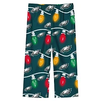 Preschool Philadelphia Eagles Two-Piece Garland Holiday Long Sleeve Pajama Set
