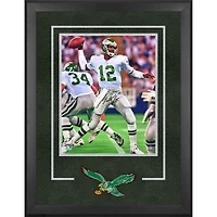 Randall Cunningham Philadelphia Eagles Autographed 16" x 20" Framed White Uniform Throwing Photograph