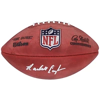 Ballon de football en couleur autographié par Randall Cunningham Philadelphia Eagles
