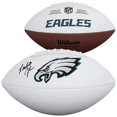 Randall Cunningham Philadelphia Eagles Autographed Wilson White Panel Football