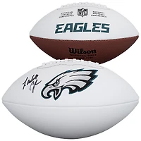 Randall Cunningham Philadelphia Eagles Autographed Wilson White Panel Football