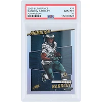 Saquon Barkley Philadelphia Eagles 2025 Panini Luminance Animation Case Hit #18 PSA Authenticated 10 Card