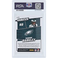 Saquon Barkley Philadelphia Eagles 2025 Panini Luminance Animation Case Hit #18 PSA Authenticated 10 Card