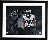 Saquon Barkley Philadelphia Eagles Autographed 16" x 20" Celebration Spotlight Photograph