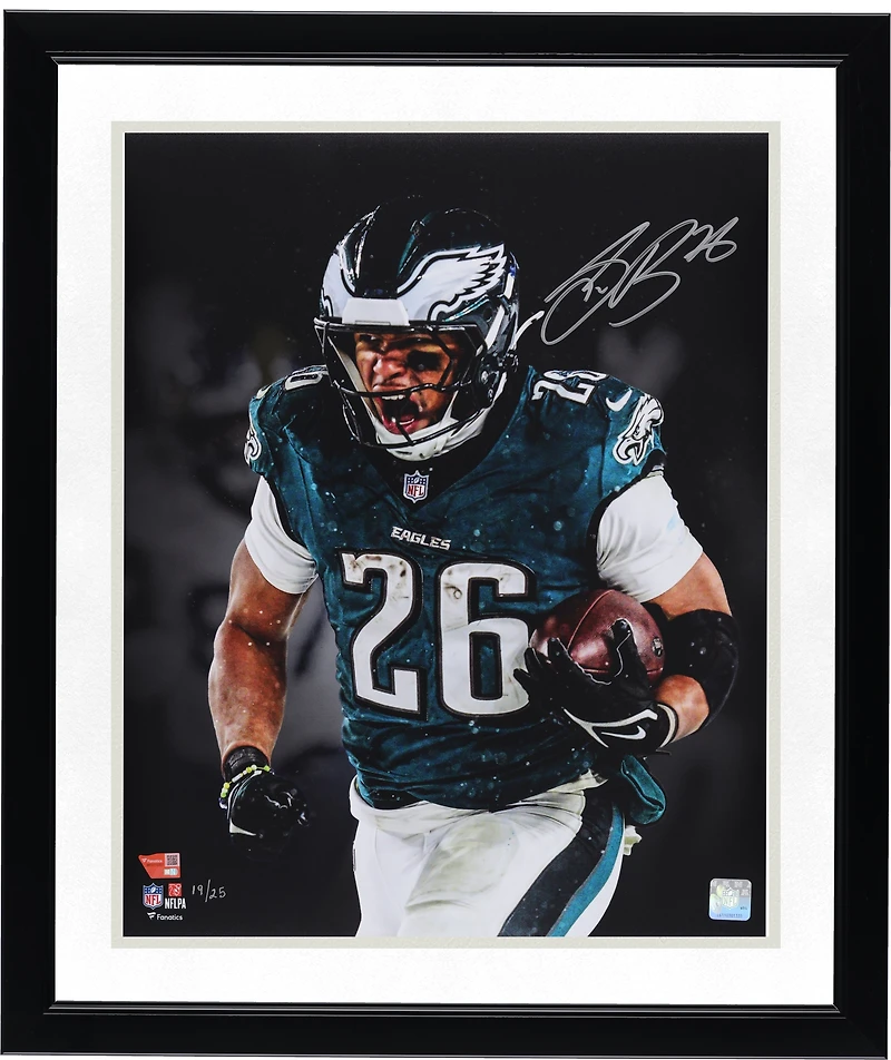 Saquon Barkley Philadelphia Eagles Autographed 16" x 20" Unleashed Photograph - Limited Edition of 25