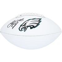Ballon de football Franklin White Panel autographié par Saquon Barkley des Philadelphia Eagles