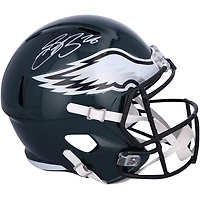 Casque réplique Riddell Speed ​​autographié par Saquon Barkley des Philadelphia Eagles