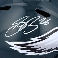 Casque réplique Riddell Speed ​​autographié par Saquon Barkley des Philadelphia Eagles