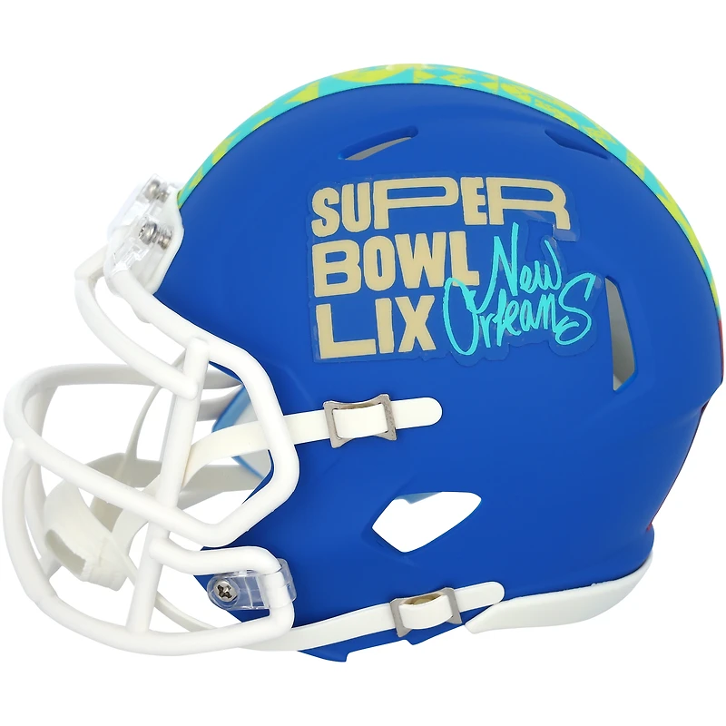 Casque Riddell Super Bowl LIX autographié par Saquon Barkley, Philadelphia Eagles