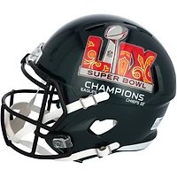 Saquon Barkley Philadelphia Eagles Autographed Super Bowl LIX Champions Riddell Logo Speed Replica Helmet