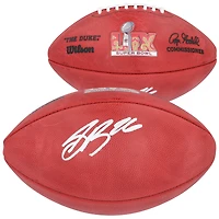 Saquon Barkley Philadelphia Eagles Autographed Super Bowl LIX Champions Wilson Duke Football