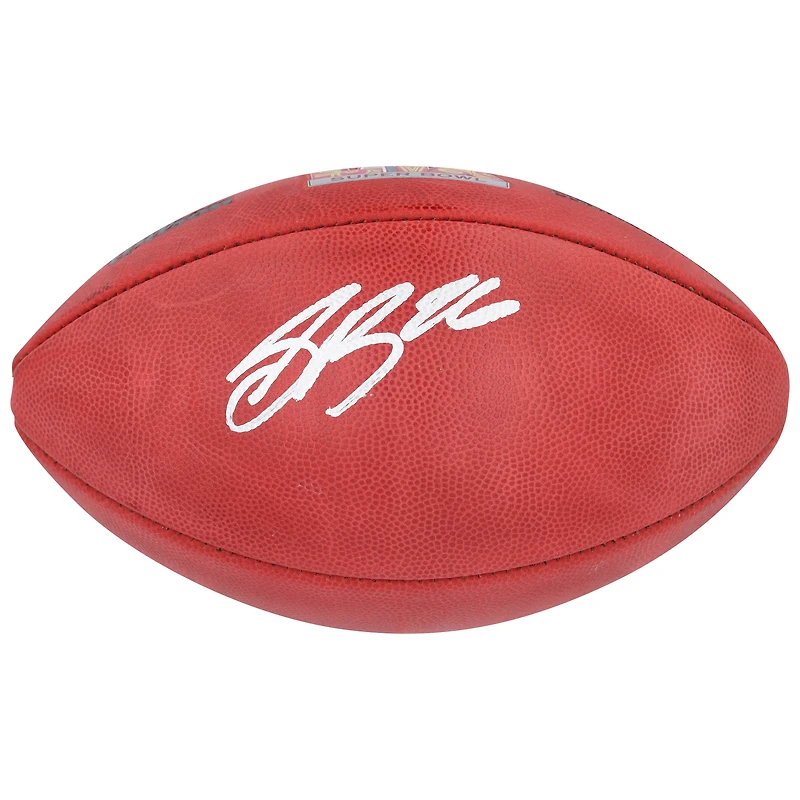 Saquon Barkley Philadelphia Eagles Autographed Super Bowl LIX Champions Wilson Duke Football