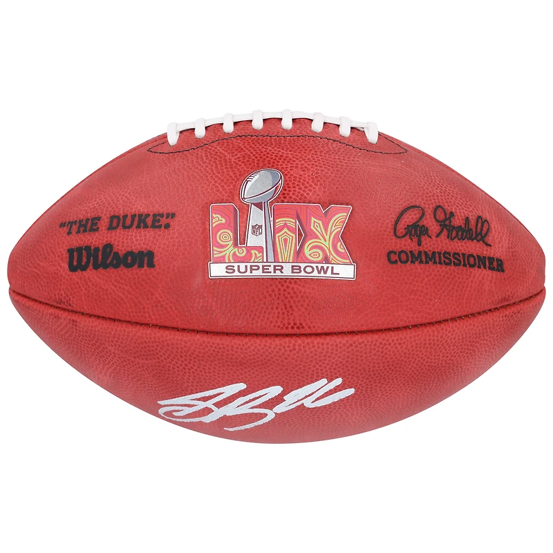 Saquon Barkley Philadelphia Eagles Autographed Super Bowl LIX Champions Wilson Duke Football