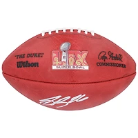 Saquon Barkley Philadelphia Eagles Autographed Super Bowl LIX Champions Wilson Duke Football