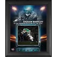Saquon Barkley Philadelphia Eagles Framed 13" x 16" 2024 Offensive Player of the Year Collage