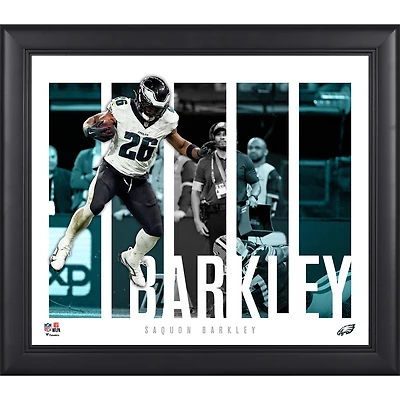 Saquon Barkley Philadelphia Eagles Framed 15" x 17" Player Panel Collage