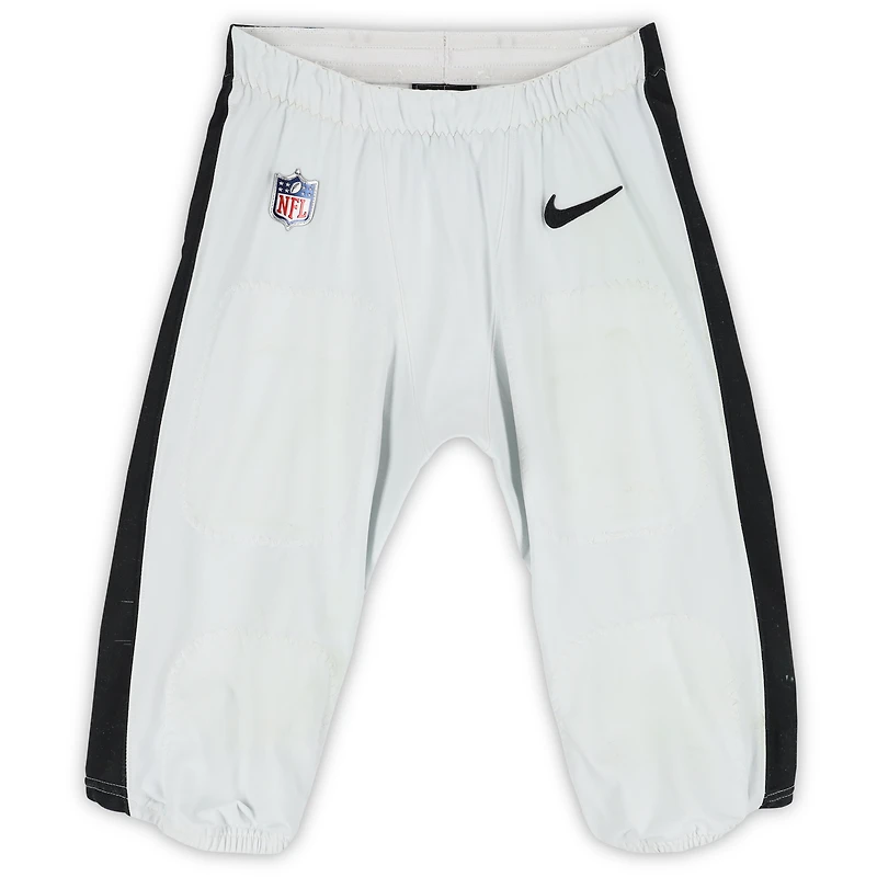 Smael Mondon Jr. Philadelphia Eagles Game-Used White Nike Pants vs. Dallas Cowboys on September 4, 2025
