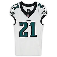 Sydney Brown Philadelphia Eagles Game-Used #21 White Jersey vs. Green Bay Packers on November 10, 2025