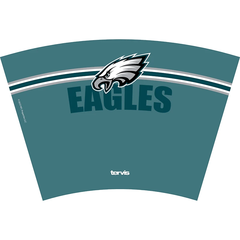 Gobelet classique Tervis Philadelphia Eagles de 24 oz avec couvercle à paille Go the Distance