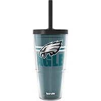 Gobelet classique Tervis Philadelphia Eagles de 24 oz avec couvercle à paille Go the Distance