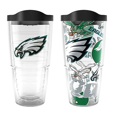 Tervis Philadelphia Eagles NFL Lot de 2 allover et emblème