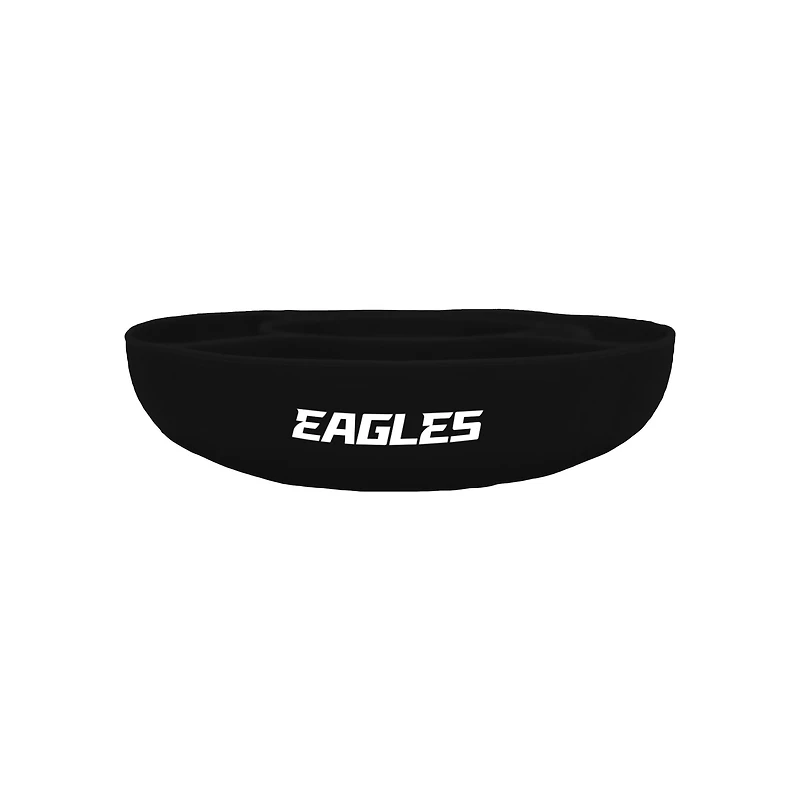 Gobelet en verre de 40 oz avec plateau à collation en silicone des Philadelphia Eagles de The Memory Company