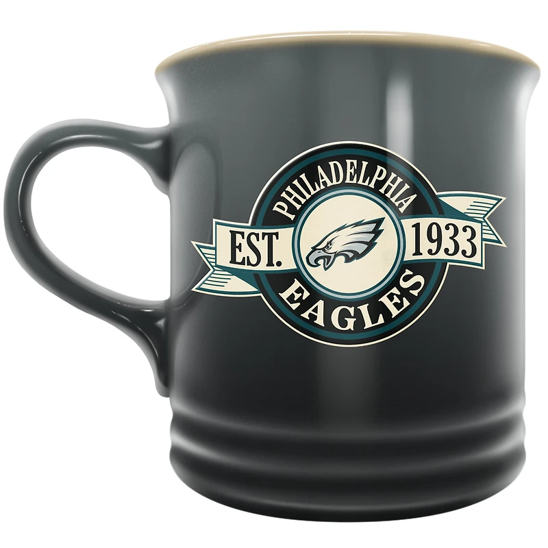 Le Sports Vault Eagles de Philadelphie 14 oz. Tasse en grès