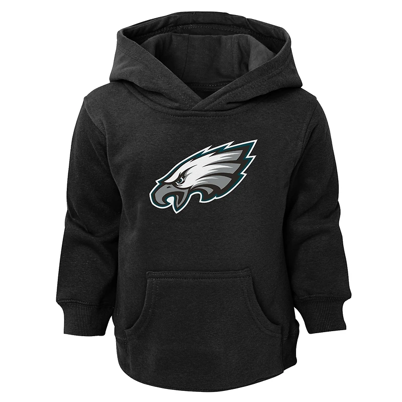 Sweat à capuche noir avec logo des Eagles de Philadelphie pour tout-petit