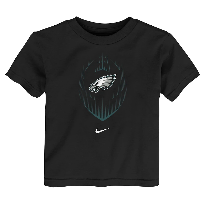 T-shirt Nike noir pour tout-petit avec légende des Philadelphia Eagles