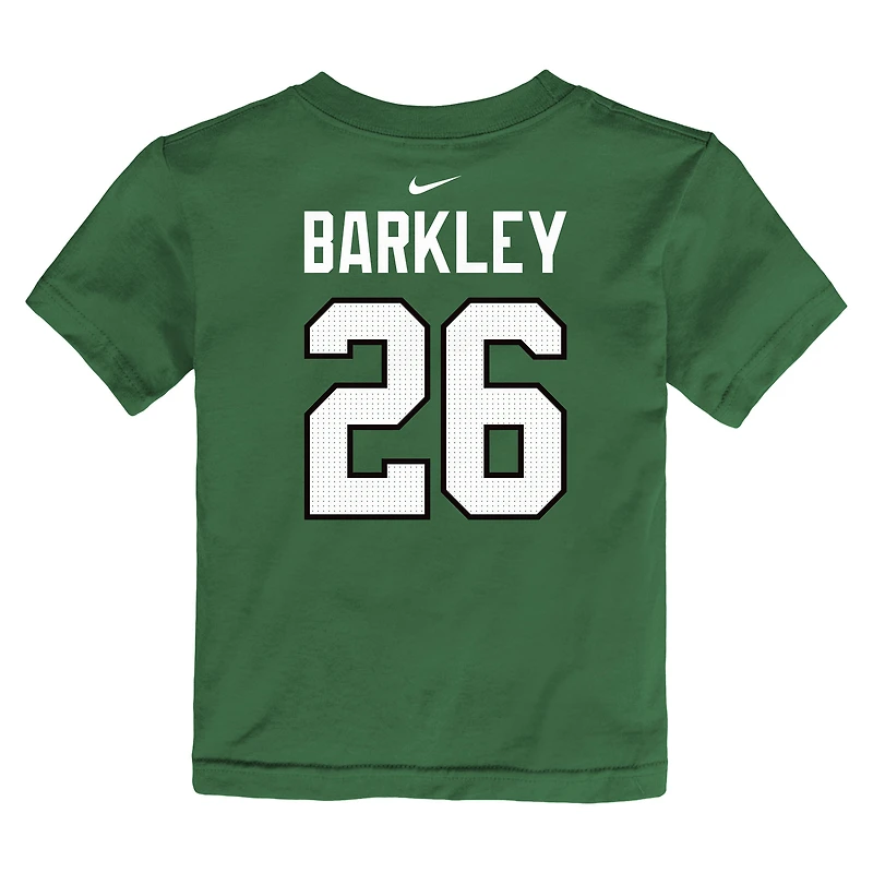 Toddler Nike Saquon Barkley Kelly Green Philadelphia Eagles Player Name & Number T-Shirt